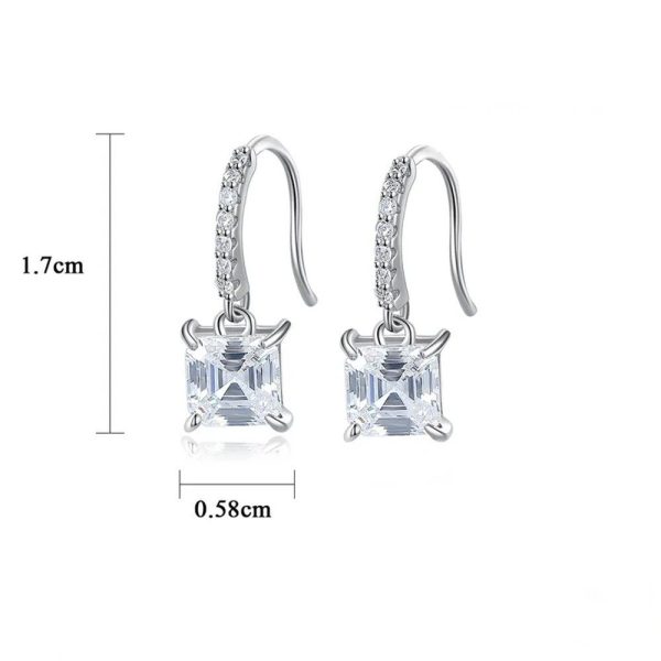 Orecchini  Argento Zirconia Bianco - immagine 3