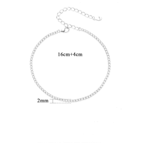 Bracciale  Argento Zircone - immagine 3