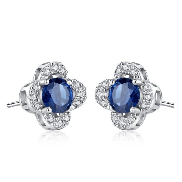 Orecchini Fantasy Argento Zirconia Blu