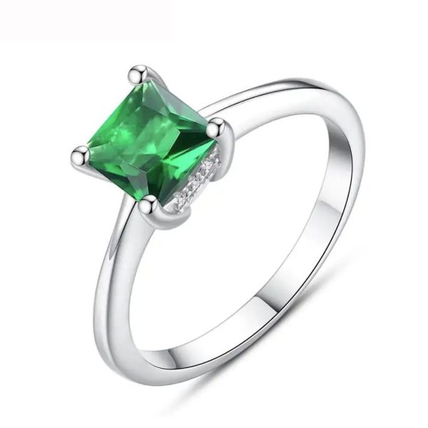 Anello Fantasy Argento Zirconia Verde