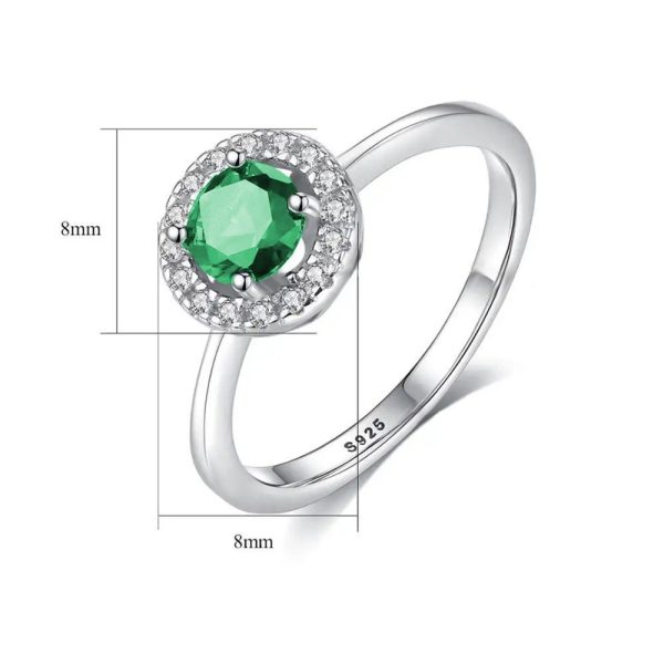 Anello Fantasy Argento Zirconia Verde - immagine 3