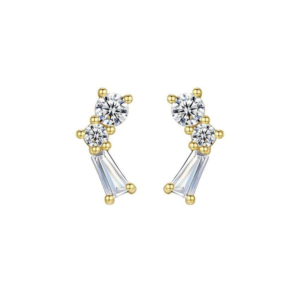 Orecchini Fantasy Argento Zirconia Bianco