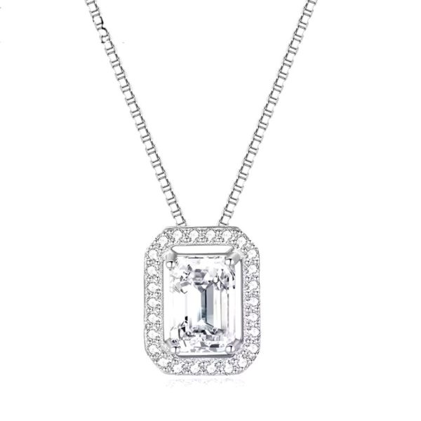 Collana Fantasy Argento Moissanite