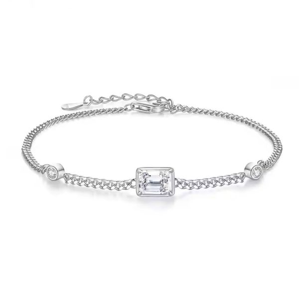 Bracciale Fantasy Argento Moissanite