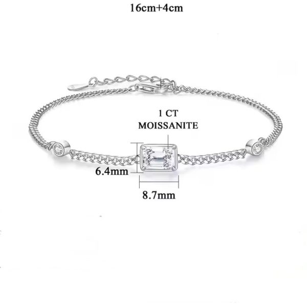 Bracciale Fantasy Argento Moissanite - immagine 2