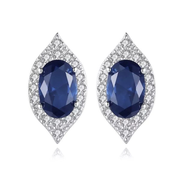 Orecchini Fantasy Argento Zirconia Blu