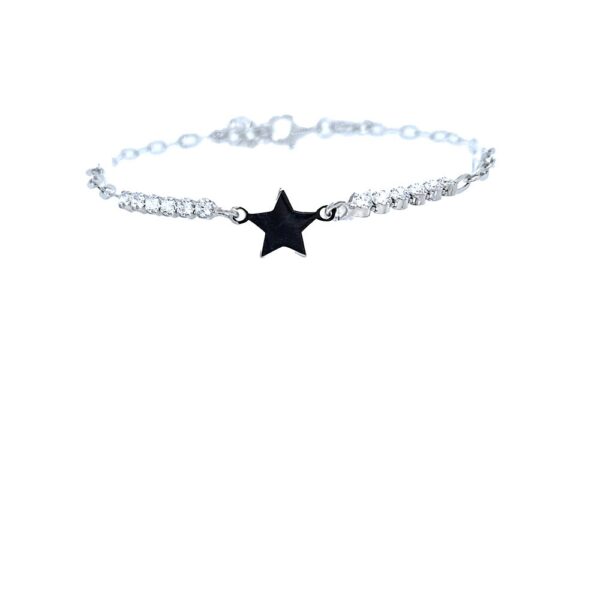 Bracciale  Argento Zircone Bianco